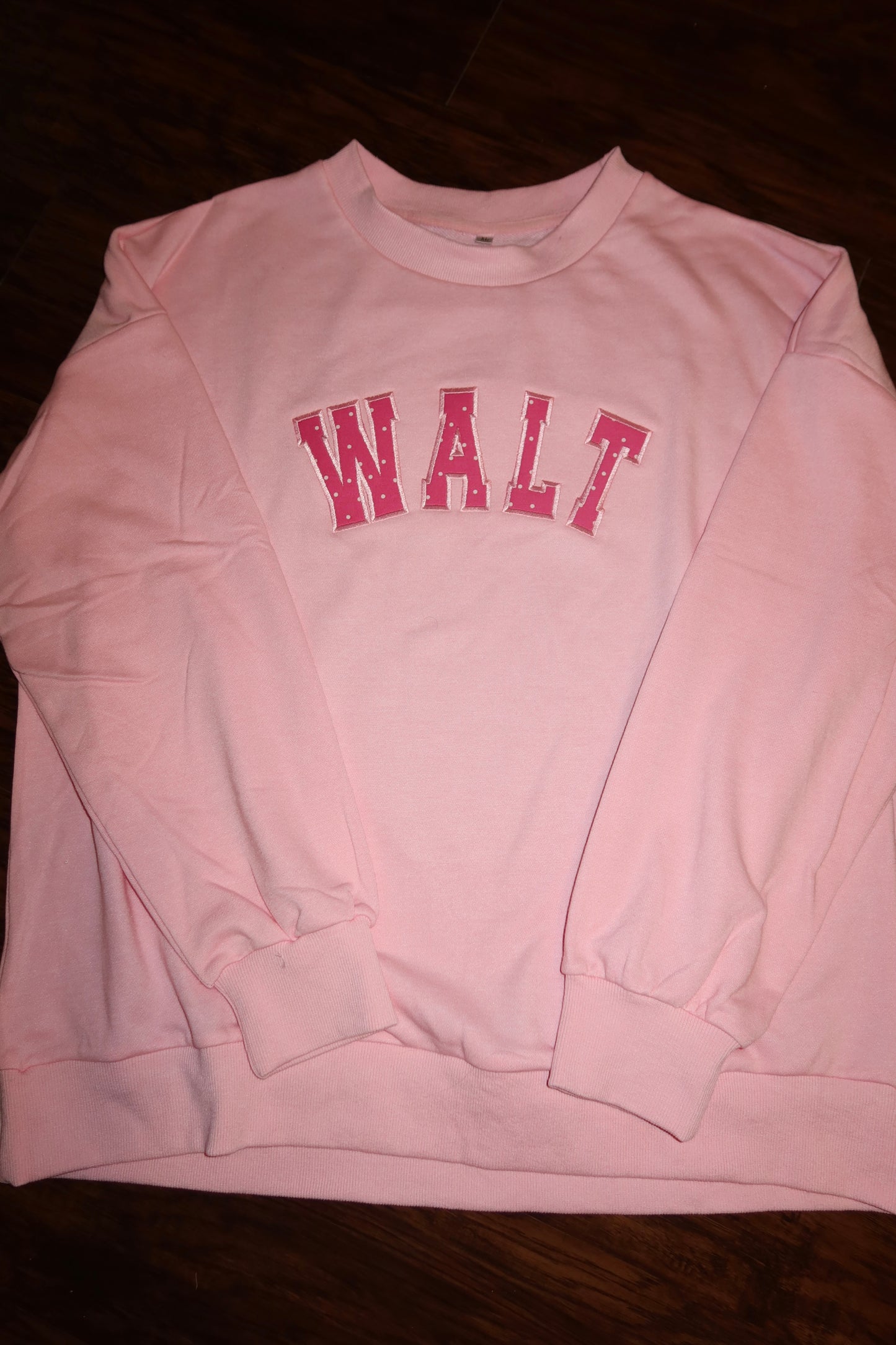 PINK: Regular Sweatshirt Polka Dot