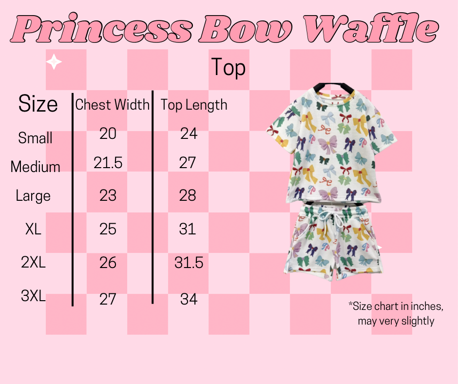 BOW FRAME WAFFLE SET ADULT