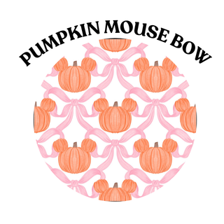 EXTRAS: PUMPKIN MOUSE BOW