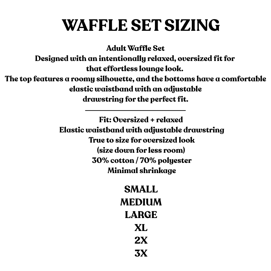 ADULT Park Hat Waffle Set PREORDER *Early June TAT*