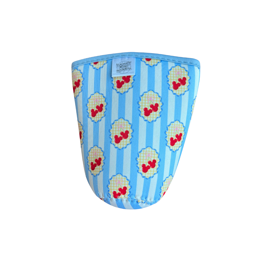 Magical Cherry Stripes Cup Sleeve