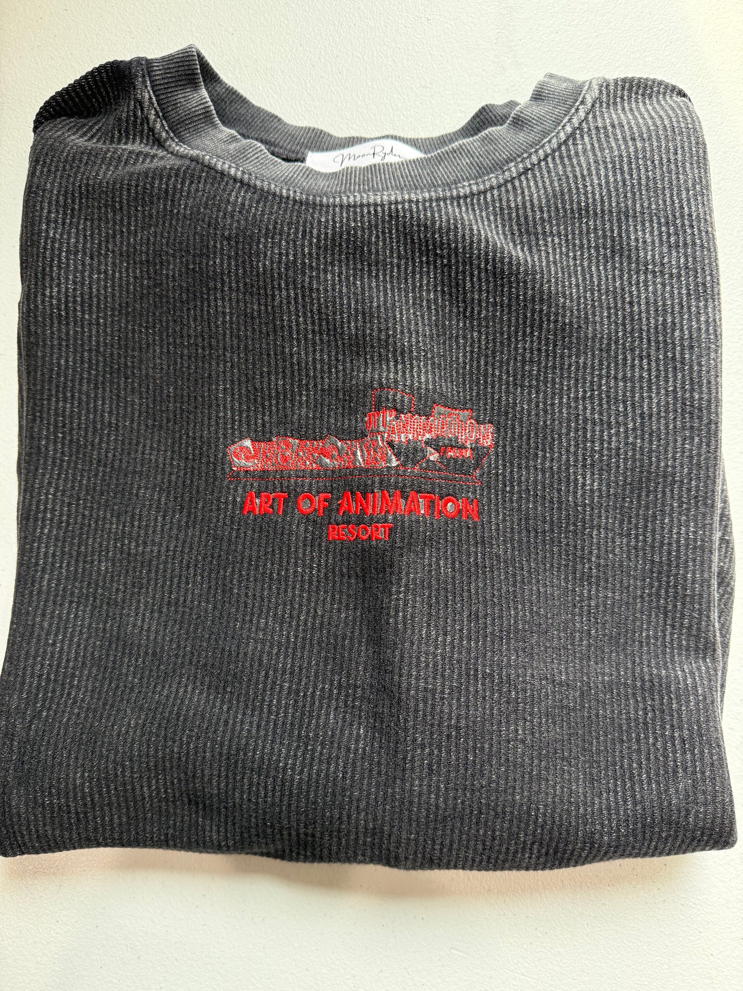 LARGE CHARCOAL WITH RED AOA CORDED
