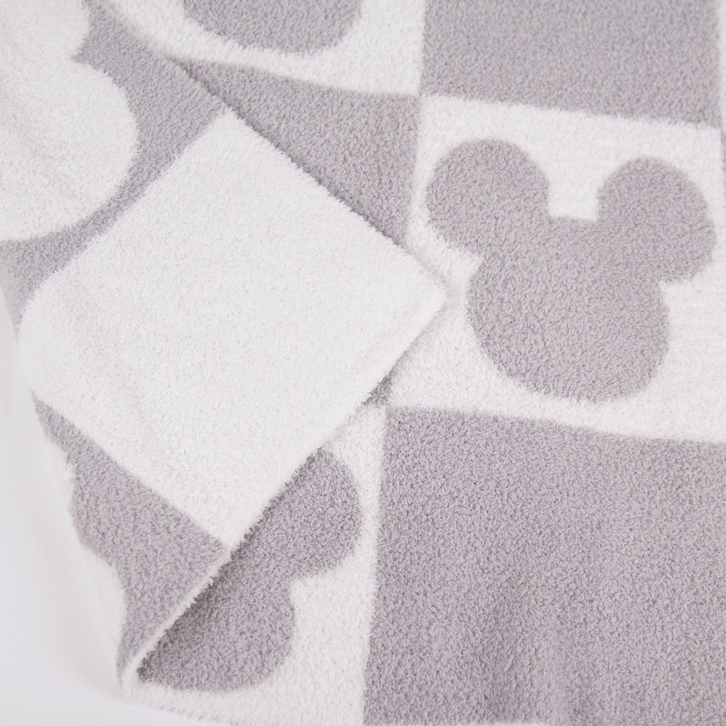 Cozy Grey Check Magical Blanket