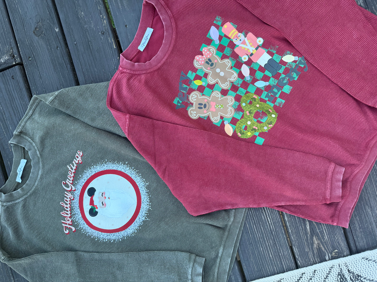 Ready to ship: Very Merry Corded Crewneck