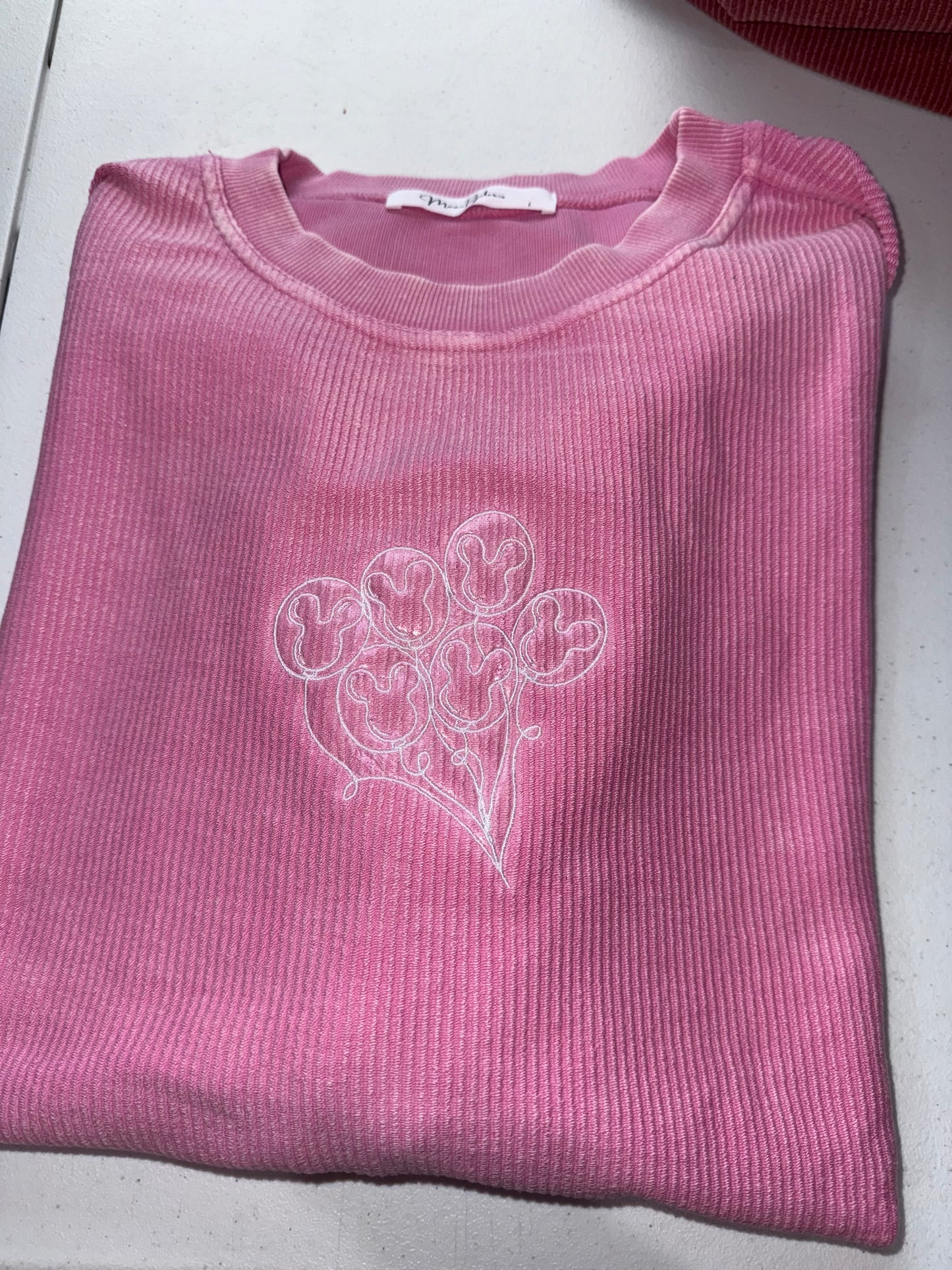 LARGE CORDED CREWNECKS