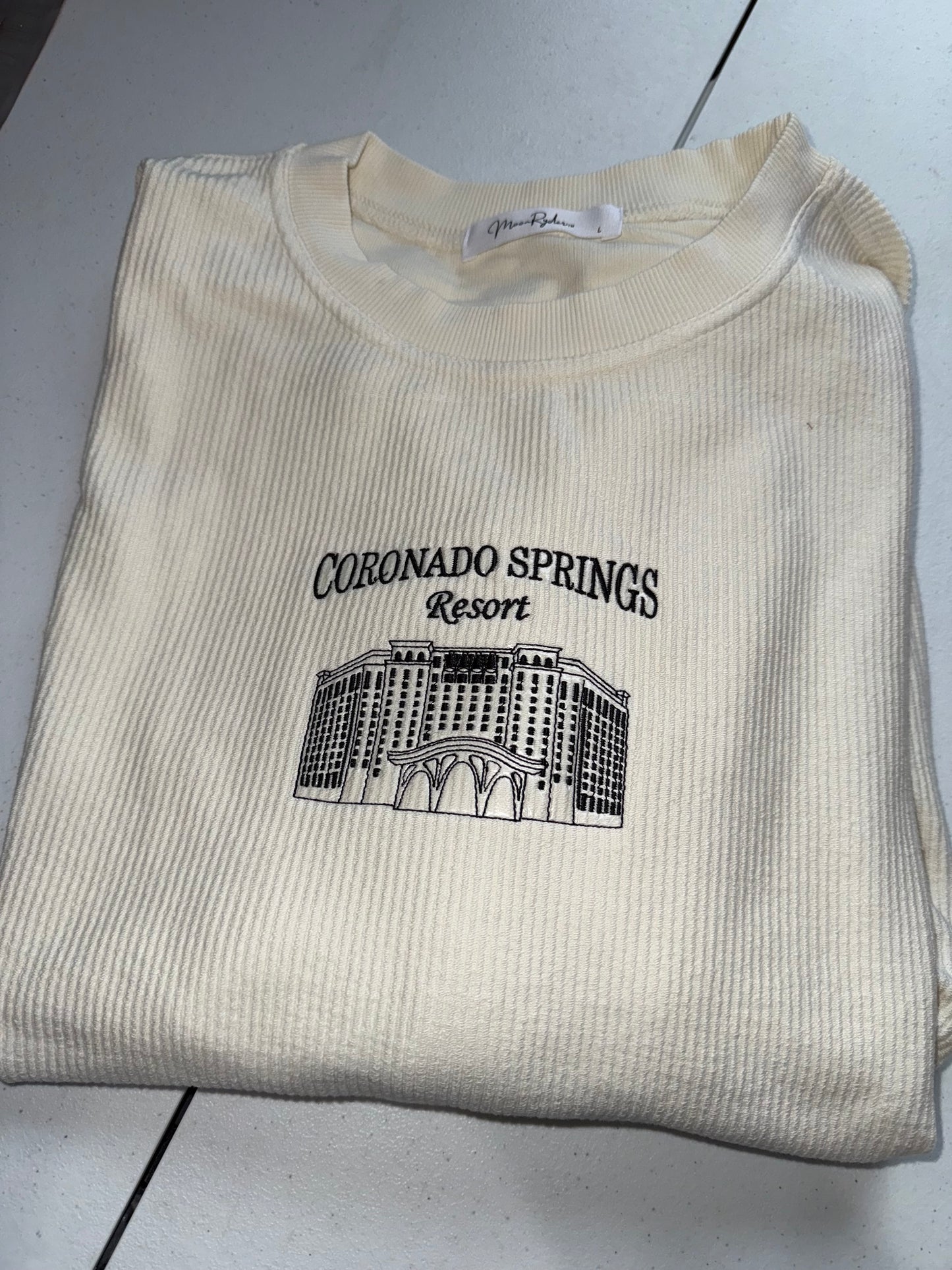 LARGE CORDED CREWNECKS
