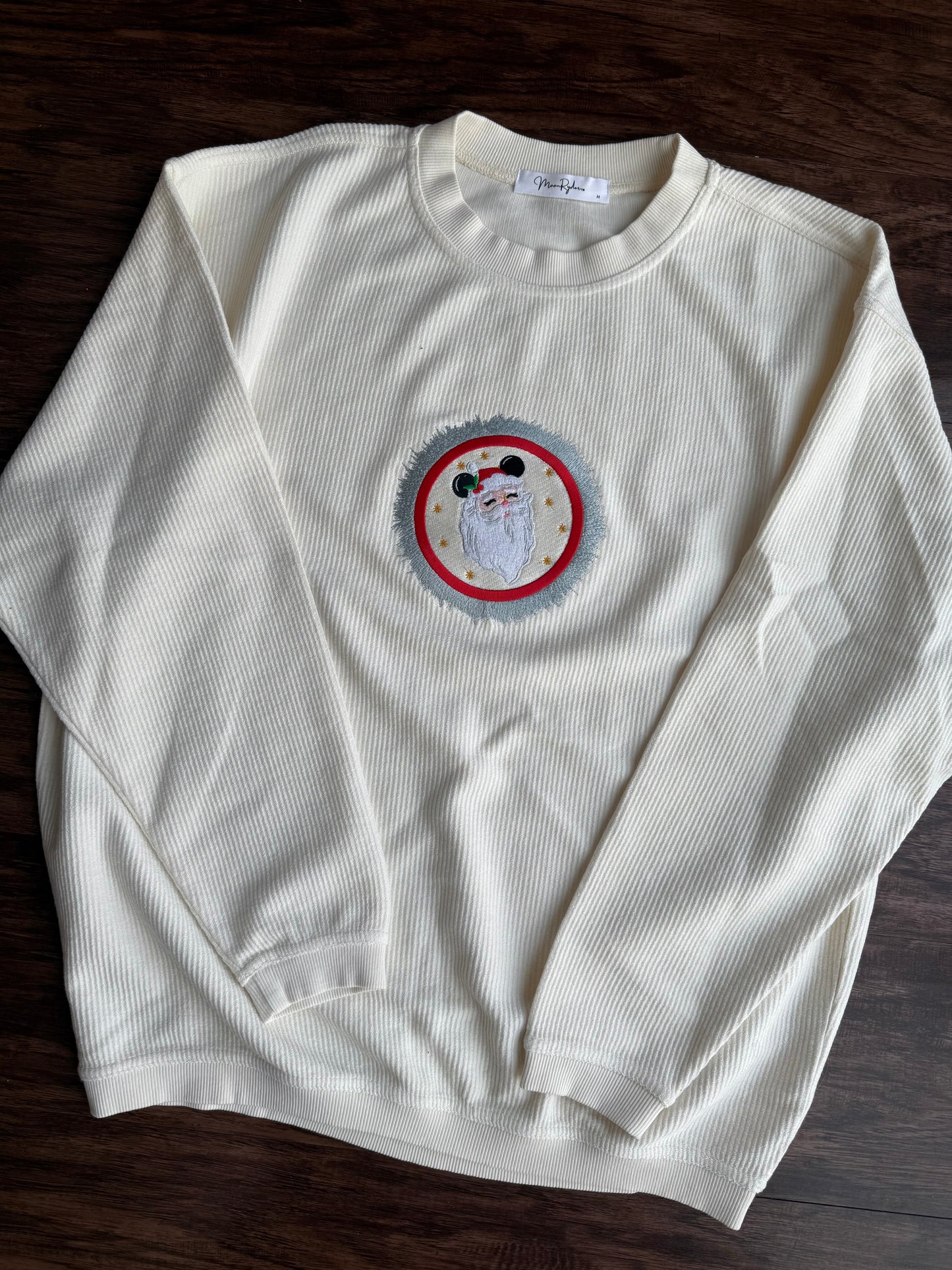Santa Corded Embroidered
