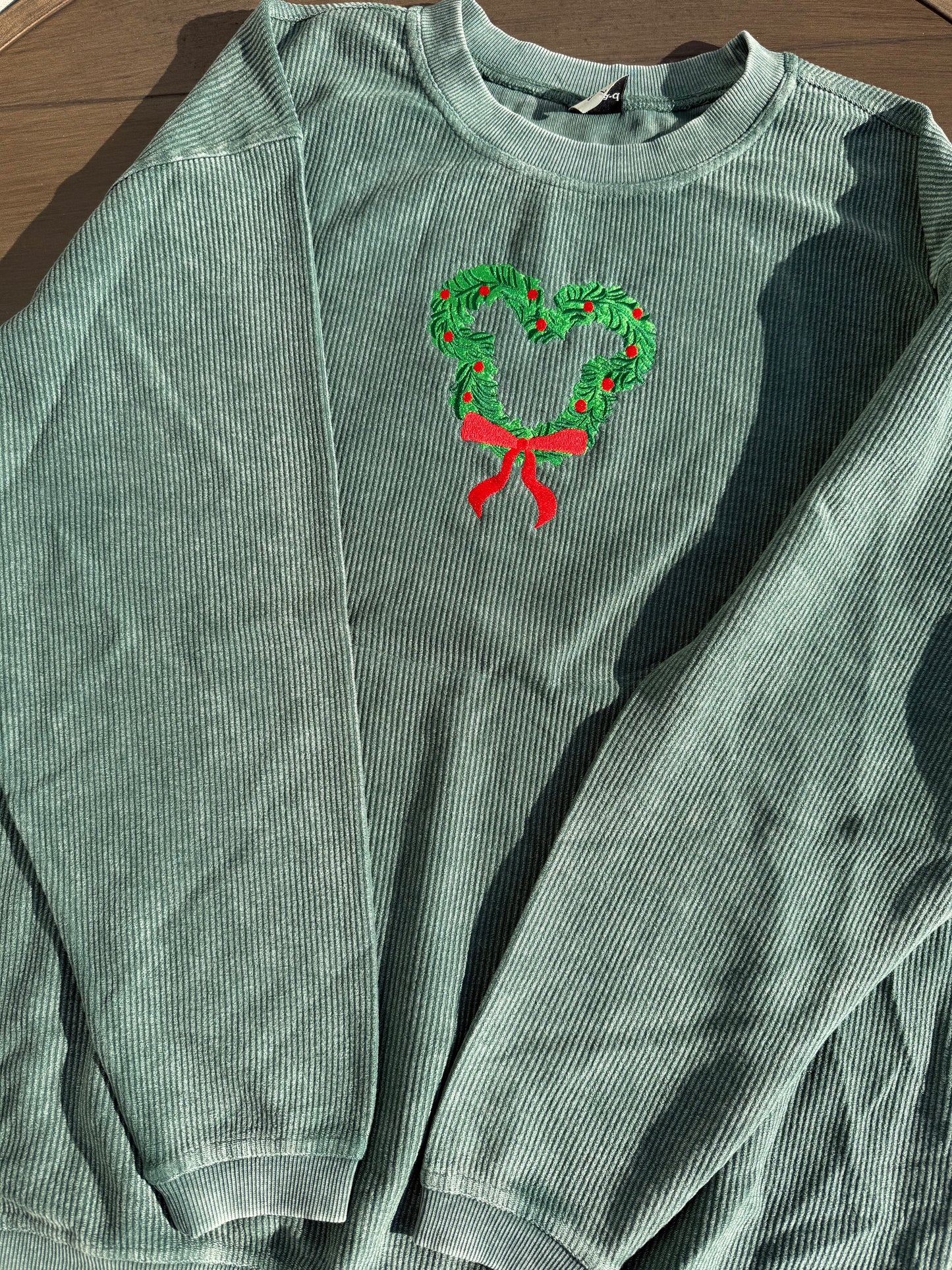 Merry Wreath Green Corded