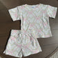 TODDLER Floral Bow Waffle Set