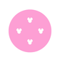 END NOVEMBER PREORDER: CONFECTIONARY PINK COTTON CANDY WAFFLE