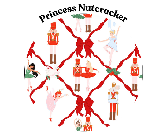 PREORDER OCTOBER TAT: Infant Princess Nutcracker WAFFLE BUBBLE