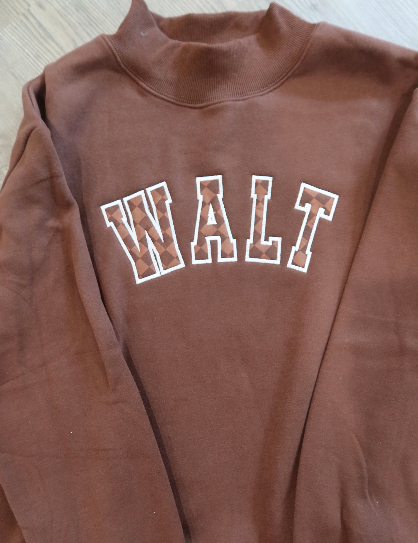 Brown with Brown Designer MOCKNECK