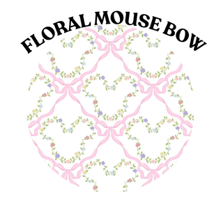 KIDS Floral Mouse Bow Waffle Set PREORDER *Early June TAT*