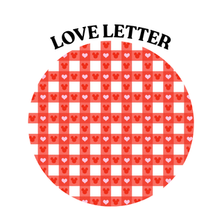 KIDS Love Letter Waffle Set PREORDER *Early June TAT*