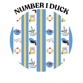 INFANT Number 1 Duck Waffle Bubble PREORDER *Early of AUGUST TAT*