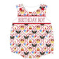 Boys Birthday Smock Bubble (sleeveless)