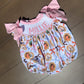 Pre order: 12 week PRODUCTION NAME SMOCK: Baby Bow Bubble