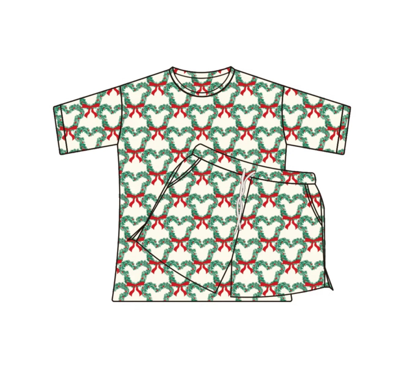 PREORDER OCTOBER TAT: KIDS Merry Wreath WAFFLE SET
