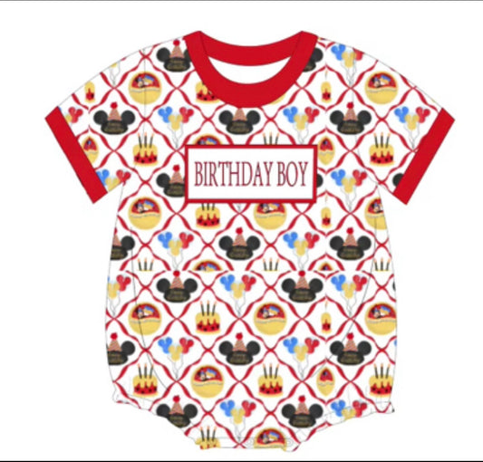 Boys Birthday Smock Bubble (sleeves)