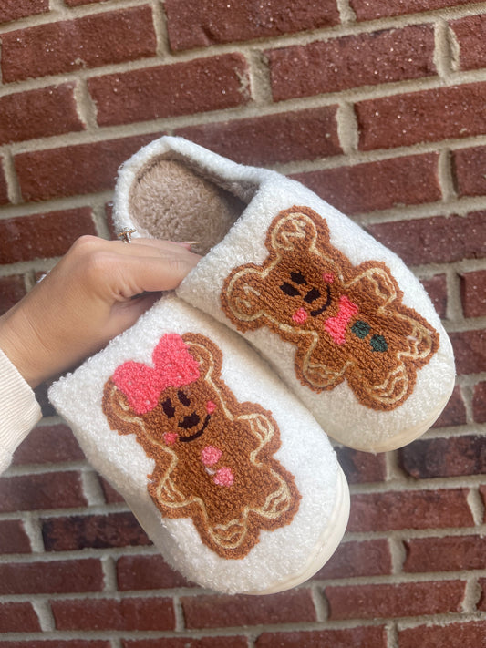 Gingerbread House Slippers