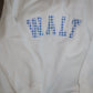 White with Blue Gingham MOCKNECK
