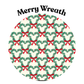 PREORDER OCTOBER TAT: ADULT Merry Wreath WAFFLE SET