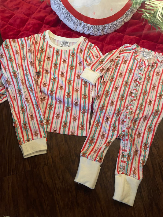 Magic Merry Gingerbread Bow Jammers Zipper