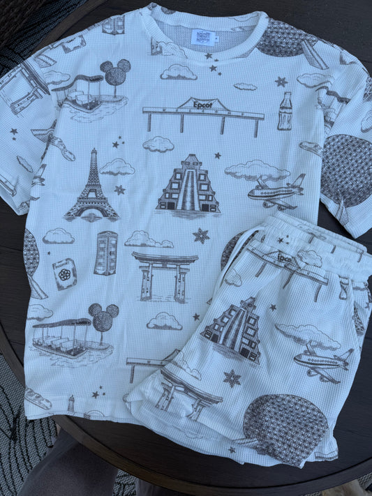 World Showcase Dreaming Waffle Set ADULT