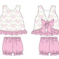 Floral Bow Bow Back Outfit
