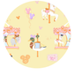 Yellow Carousel Waffle