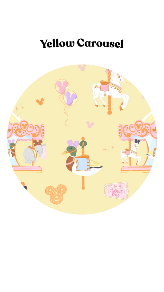 Yellow Carousel Waffle