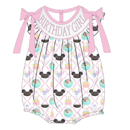 Girls Birthday Smock Bubble