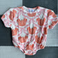 INFANT: Pumpkin Bow Waffle Bubble