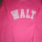 Pink with Pink Gingham MOCKNECK