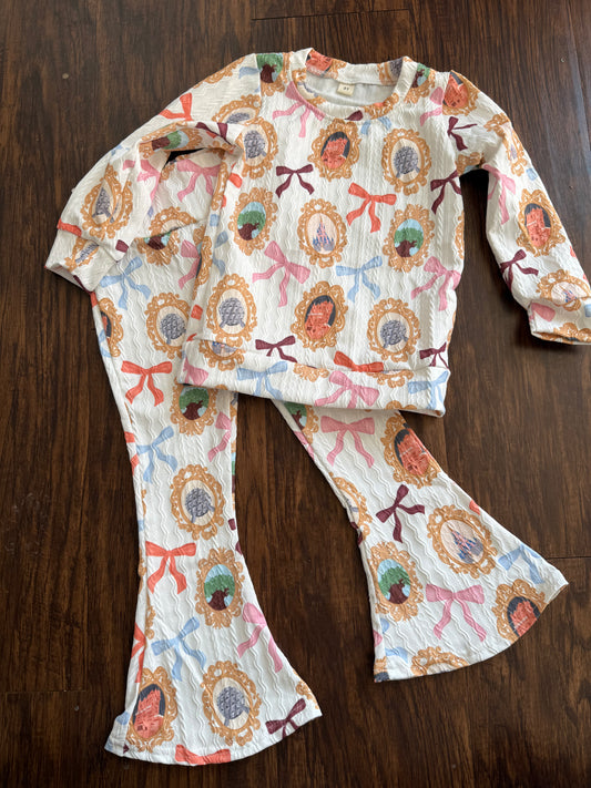Cable Knit Bow Frame Set (KIDS)