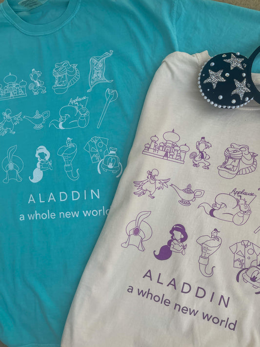 Toddler: Whole New World Doodle Tee