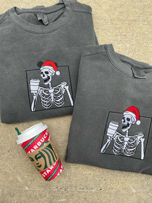 Merry Skeleton Crewneck