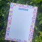 Mickey Checkered Notepad